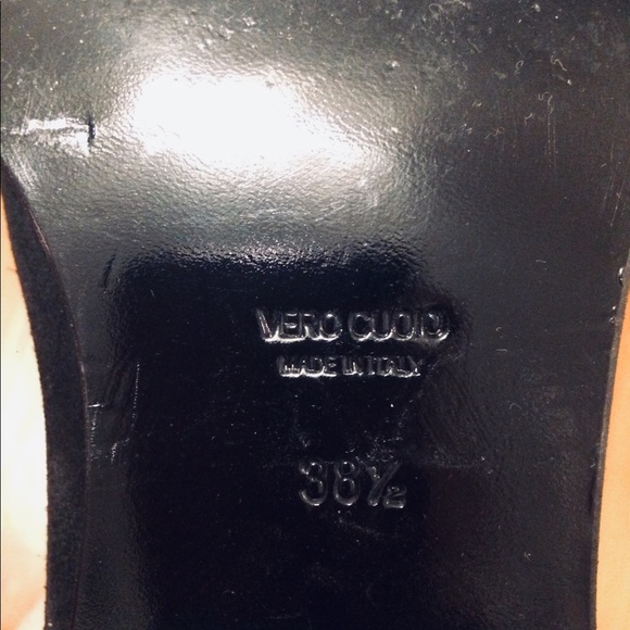 M. GEMI black suede short pull-on boots shoes 8 - Picture 2 of 4